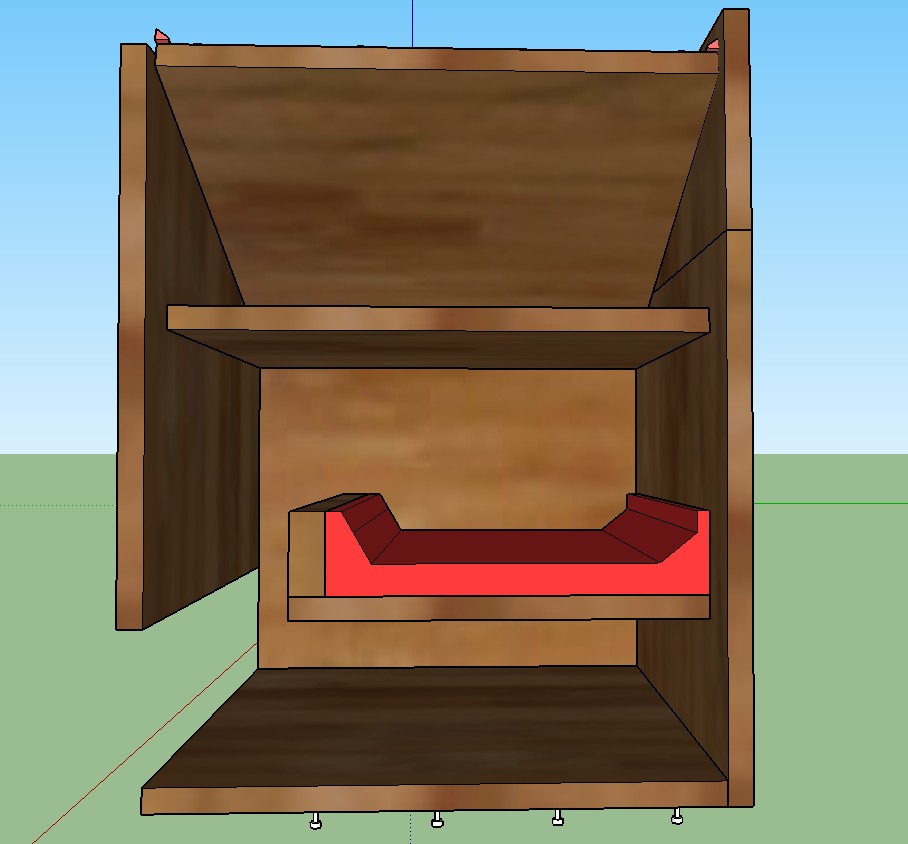 Step 4: Adding bedding to the shelter